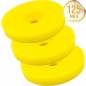 Preview: Liquid Elements Polierschwamm Centriforce 2 Medium Cut gelb 125mm 3er Set