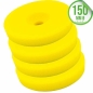 Preview: Liquid Elements Polierschwamm Centriforce 2 Medium Cut gelb 150mm 4er Set