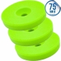 Preview: Liquid Elements Polierschwamm Centriforce V2 Soft Cut grün 75mm 3er Set