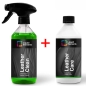 Preview: Liquid Elements Leather Clean - Lederreiniger 500ml + Leather Care - Lederpflege 500ml