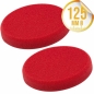 Preview: Liquid Elements Pad Man V2 Polierpad 125mm rot 2er Set