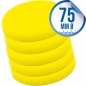 Preview: Liquid Elements Pad Man V2 Polierpad 75mm gelb 5er Set