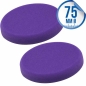 Preview: Liquid Elements Pad Man V2 Polierpad 75mm lila 2er Set