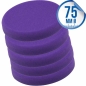 Preview: Liquid Elements Pad Man V2 Polierpad 75mm lila 5er Set