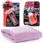 Preview: Soft99 Glaco Glass Compound Roll On Glaspolitur 100ml + Glaco Q Scheibenversiegelung 75ml + Tuch