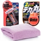 Preview: Soft99 Glaco Glass Compound Roll On Glaspolitur 100ml + Glaco Roll On Large Scheibenversiegelung 120ml + Tuch