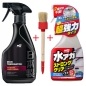 Preview: Soft99 Iron Terminator Felgenreiniger 500ml + Stain Cleaner Lackreiniger 500ml + Pinsel