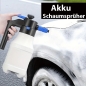 Preview: Elektrischer Akku-Schaumsprüher 1,5 Liter – Kabelloser Foamer für die professionelle Autopflege