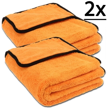 Liquid Elements Orange Baby XL Trockentuch 90x60cm 800GSM - 2 Stück