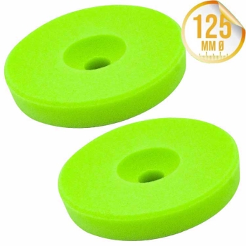 Liquid Elements Polierschwamm Centriforce V2 Soft Cut grün 125mm 2er Set