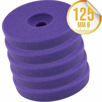 Liquid Elements Polierschwamm Centriforce V2 Sealing lila 125mm 5er Set