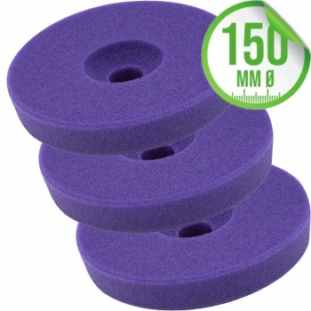 Liquid Elements Polierschwamm Centriforce V2 Sealing lila 150mm 3er Set