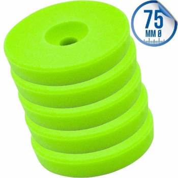 Liquid Elements Polierschwamm Centriforce V2 Soft Cut grün 75mm 5er Set