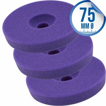 Liquid Elements Polierschwamm Centriforce V2 Sealing lila 75mm 3er Set