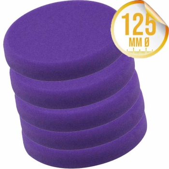 Liquid Elements Pad Man V2 Polierpad 125mm lila, 5er Set