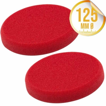 Liquid Elements Pad Man V2 Polierpad 125mm rot 2er Set
