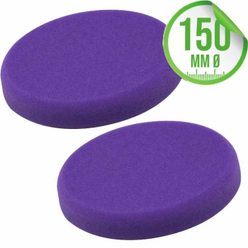 Liquid Elements Pad Man V2 Polierpad 150mm lila 2er Set