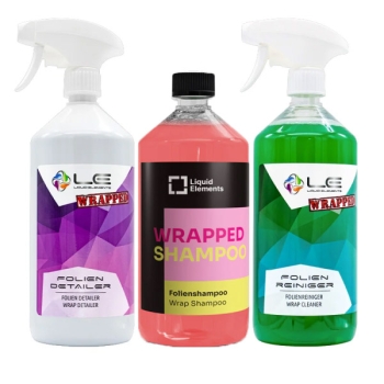 Liquid Elements Wrapped Folien Reinigung und Pflege Set - Basic
