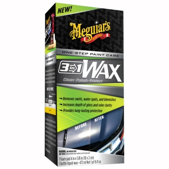 Preview: Meguiars 3in1 Wax Verpackung