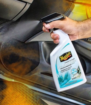 Preview: Meguiars Carpet & Fabric Refresher Anwendung