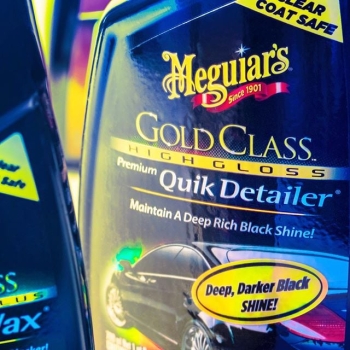 Preview: Meguiars Gold Class High Gloss Premium Quik Detailer Lackschnellreiniger Nahaufnahme