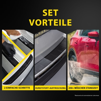 Preview: Meguiars Heavy Duty Trim Restoration Kit Anwendung