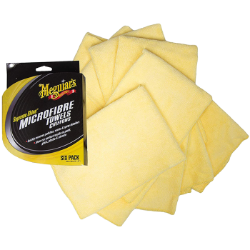 Meguiars Supreme Shine Microfibre Towel Mikrofasertuch 6er Pack