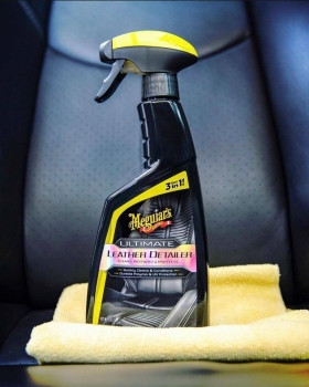 Preview: Meguiars Ultimate Leather Detailer mit Tuch
