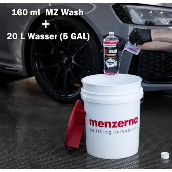 Preview: Menzerna MZ Wash Premium Car Autoshampoo Wascheimer und Shampoo