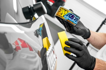 Preview: Soft99 Water Block Super Splash Wax Light Wachs Anwendung