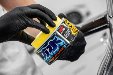 Preview: Soft99 Water Block Super Splash Wax Dark Wachs Anwendung
