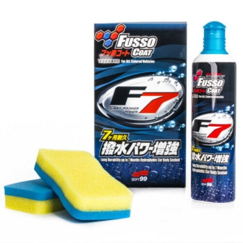 Soft99 Fusso Coat F7 Versiegelung Lackversiegelung + 2 Schwämme 300ml