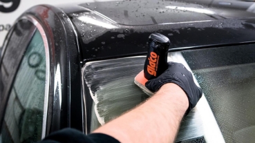 Preview: Soft99 Glaco Glass Compound Roll On Glaspolitur Anwendung