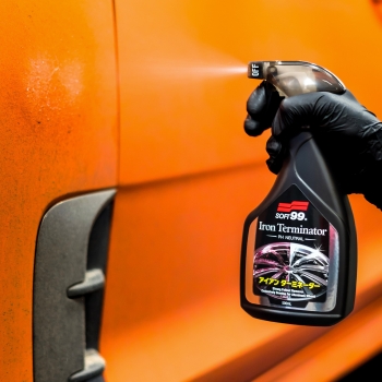 Preview: Soft99 Iron Terminator Felgenreiniger Anwendung