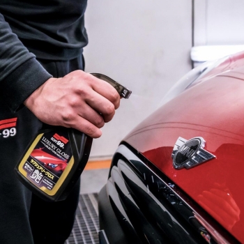 Preview: Soft99 Luxury Gloss Detailer Quick Detailer Anwendung