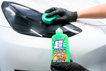 Preview: Soft99 Micro Liquid Compound Light Lackreiniger / Lackpolitur helle Lacke 250ml Anwendung