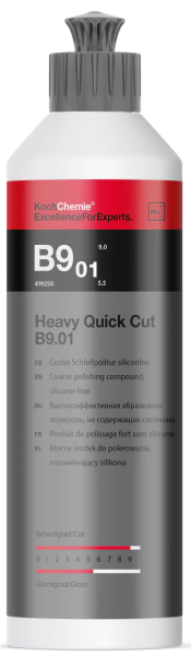Koch Chemie Heavy Quick Cut B9.01 starke grobe Schleifpolitur 250ml Koch Chemie Heavy Quick Cut B9.01 starke grobe Schleifpolitur 250ml