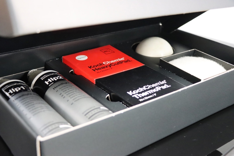 Koch Chemie Headlight Polish Set Innenansicht