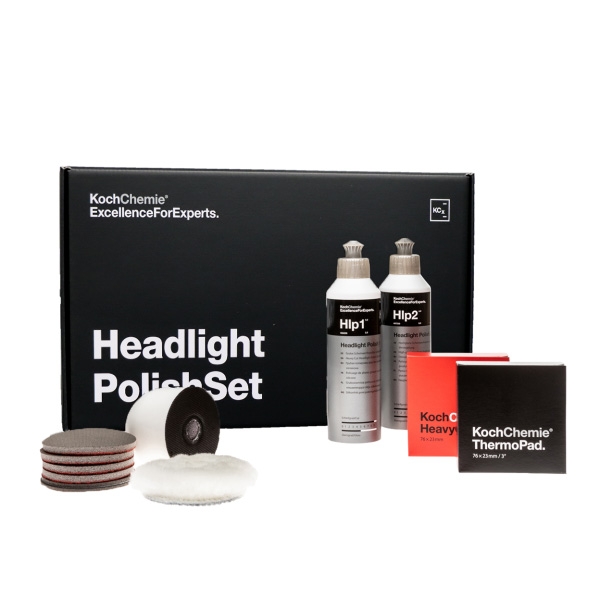 Koch Chemie Headlight Polish Set Packungsinhalt