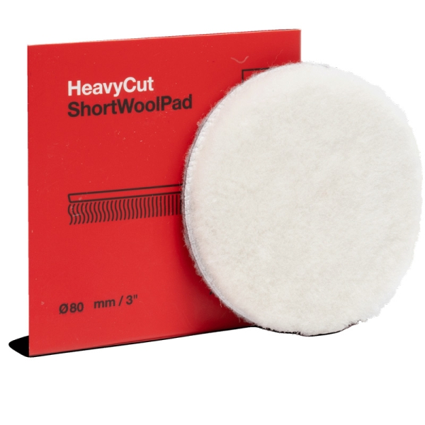 Koch Chemie Heavy Cut Short Wool Pad Exzenter Lammfellpad 80mm