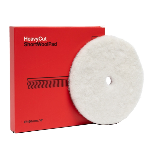 Koch Chemie Heavy Cut Short Wool Pad Exzenter Lammfellpad 150mm