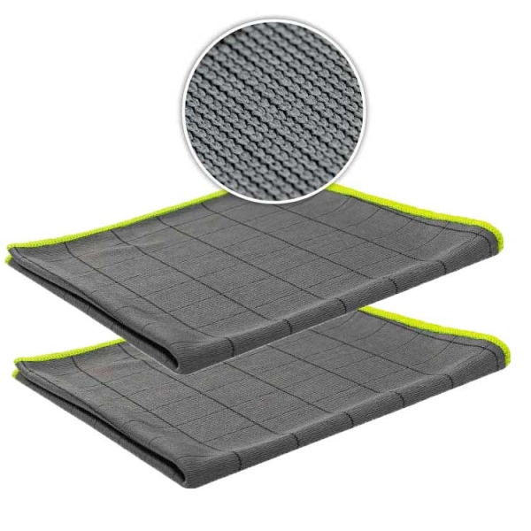 Liquid Elements Carbon Scheiben Reinigungs-Tuch 300GSM - 2 Stück