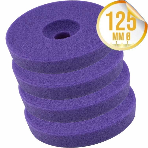 Liquid Elements Polierschwamm Centriforce V2 Sealing lila 125mm 4er Set