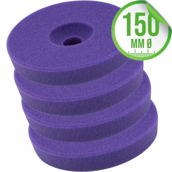 Liquid Elements Polierschwamm Centriforce V2 Sealing lila 150mm 4er Set