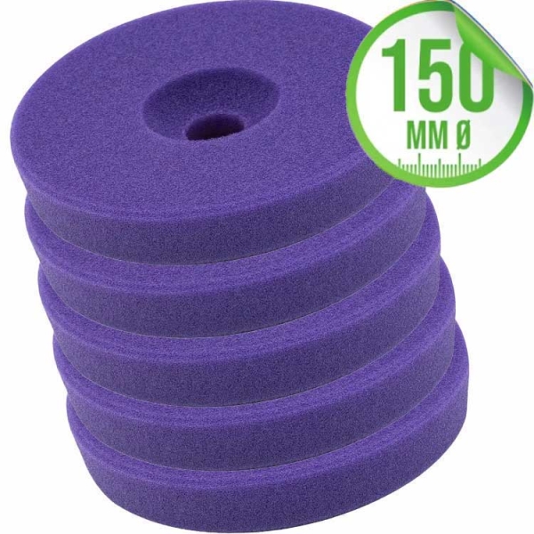 Liquid Elements Polierschwamm Centriforce V2 Sealing lila 150mm 5er Set
