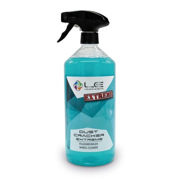 Liquid Elements Dust Cracker Extreme Premium Felgenreiniger 1 Liter + Furby Evo Felgenbürste 35cm