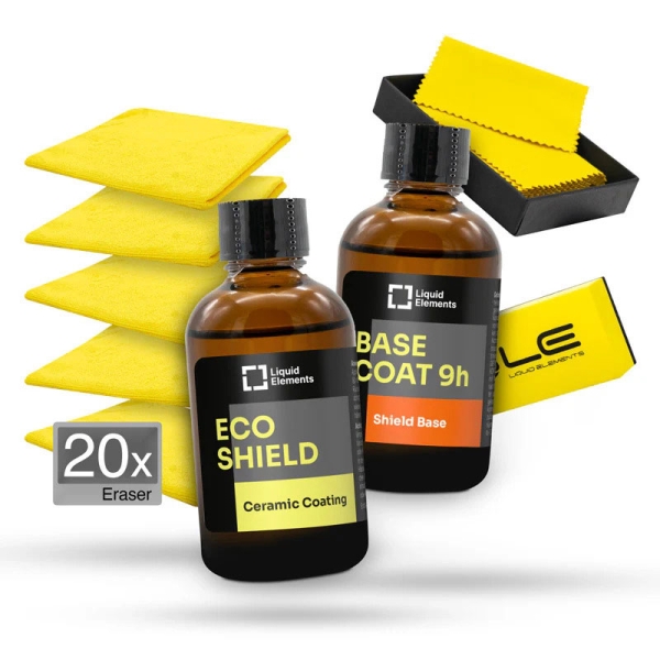 Liquid Elements Keramik Kit - Eraserbox + Base Coat 9H + ECO Shield + Scatter