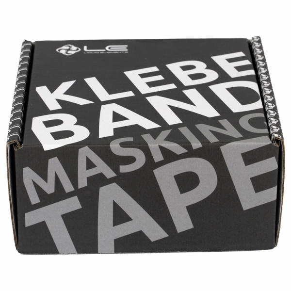 Liquid Elements 3 x Klebeband 19mm x 50m Masking Tape Box