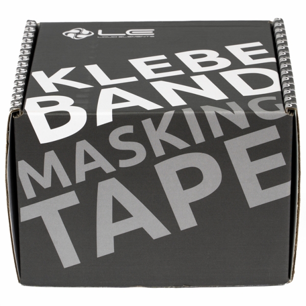 Liquid Elements 3 x Klebeband 30mm x 50m Masking Tape Box