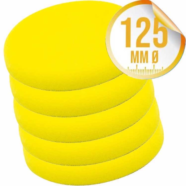 Liquid Elements Pad Man V2 Polierpad 75mm gelb 5er Set